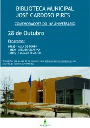 Ler mais: 16.º Aniversário da Biblioteca Municipal